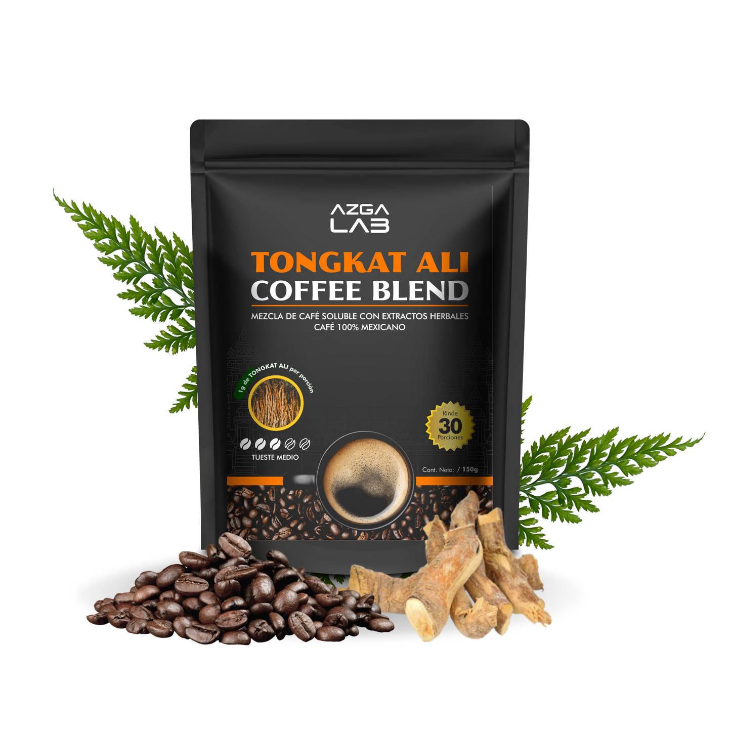 TONGKAT ALI COFFEE BLEND 150g AZGA LAB
