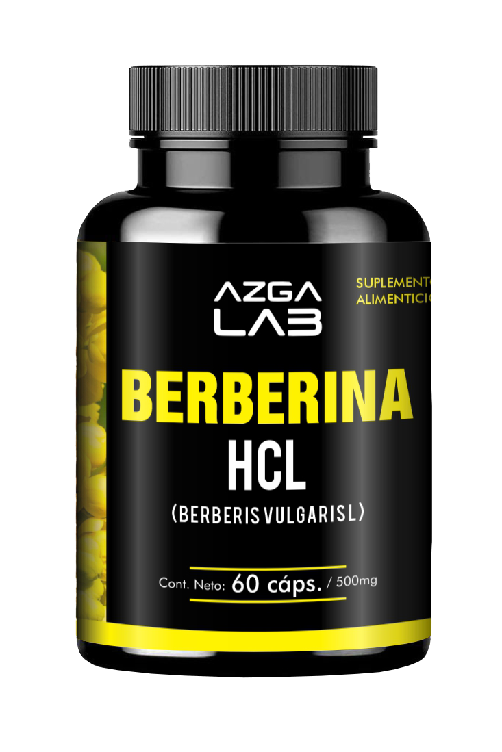 BERBERINA 60 capsulas 500mg AZGA LAB