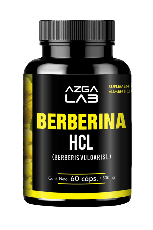 BERBERINA 60 capsulas 500mg AZGA LAB