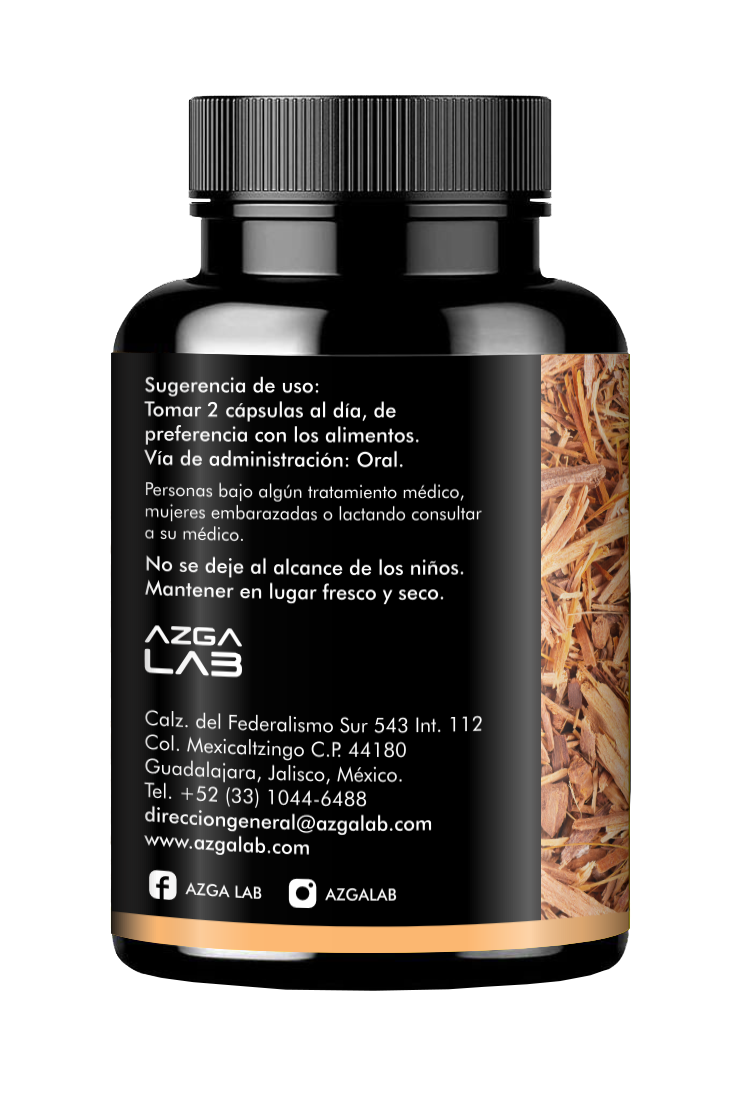 CATUABA 60 capsulas de 500mg AZGA LAB