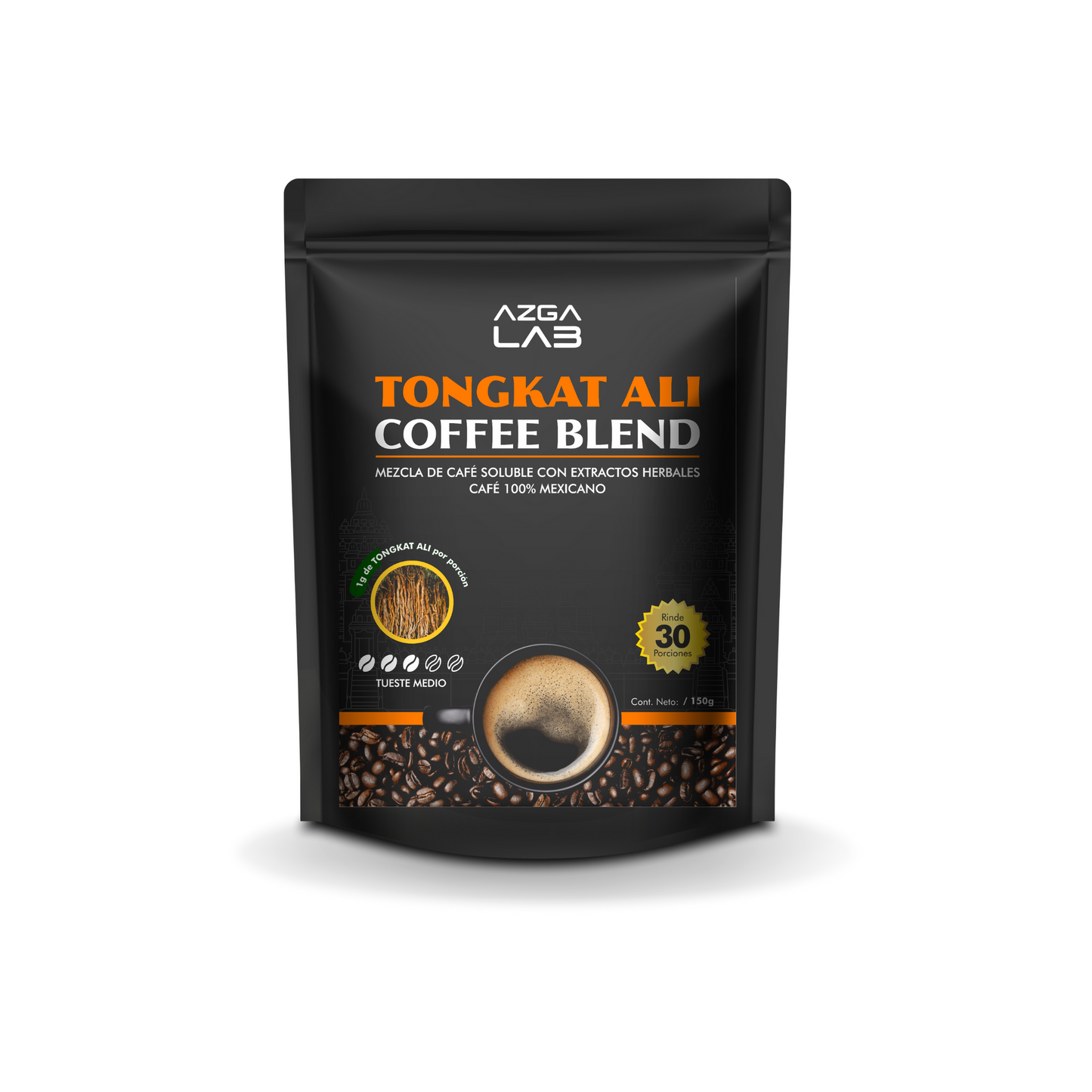 TONGKAT ALI COFFEE BLEND 150g AZGA LAB