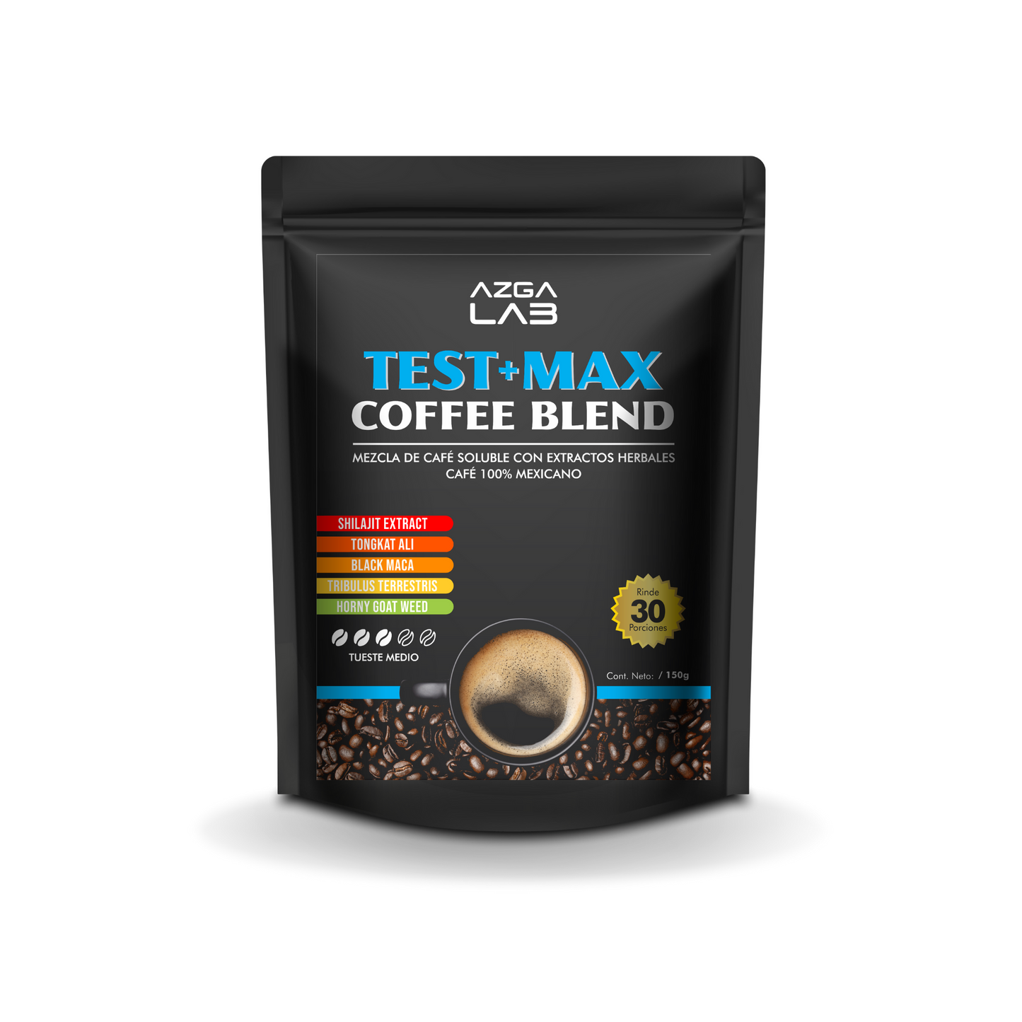 TEST+MAX COFFEE BLEND 150g AZGA LAB