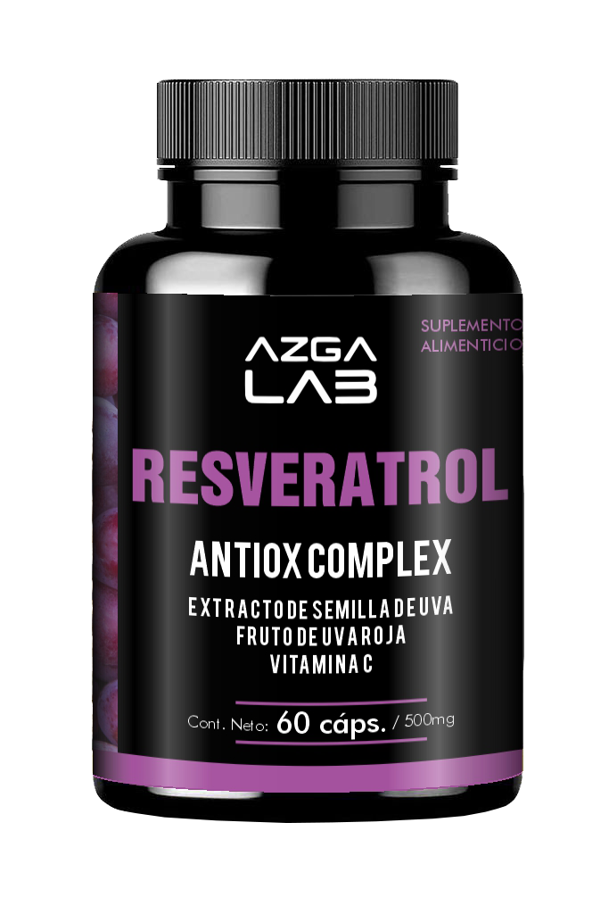 RESVERATROL 60 capsulas 500mg AZGA LAB