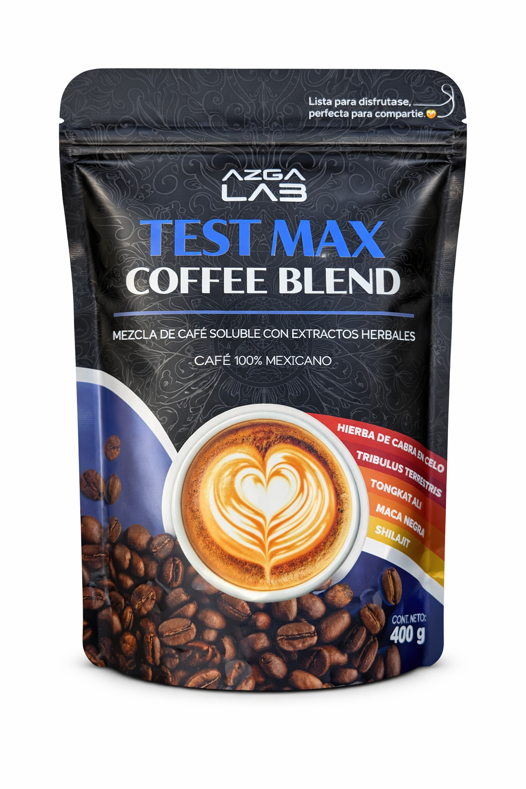 TEST MAX COFFEE BLEND 400g AZGA LAB