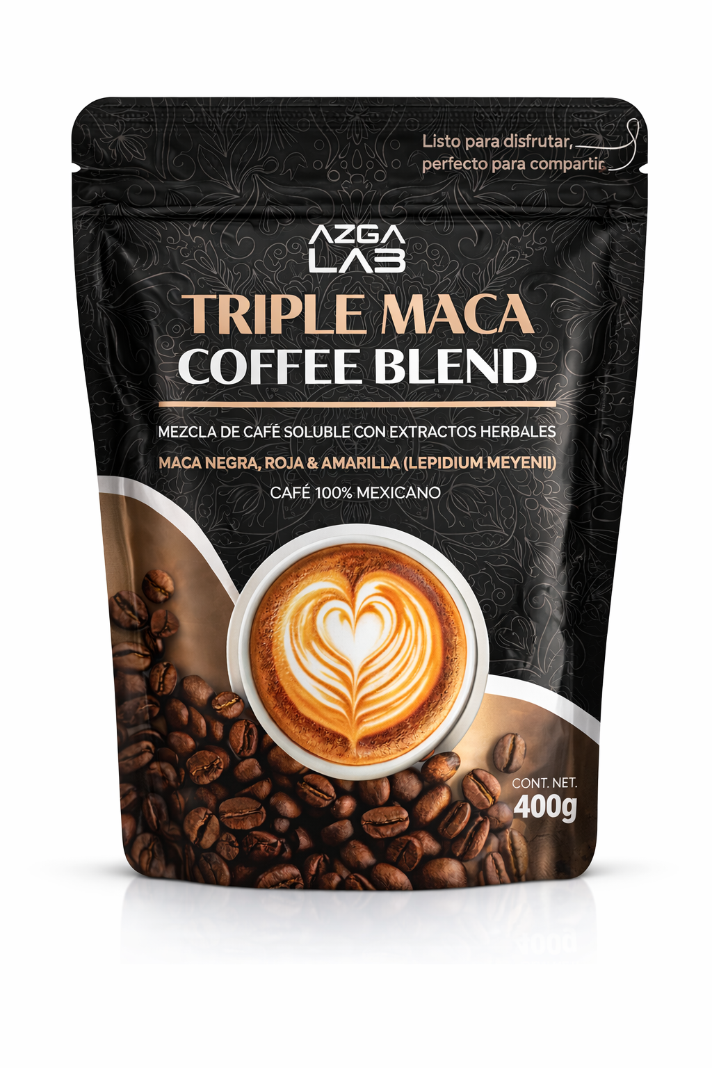 TRIPLE MACA COFFEE BLEND 400g AZGA LAB